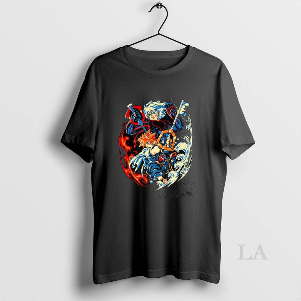 Original Sora And Kiku Kingdom Hearts Video Game - Adult & Kids T-Shirts, Sweatshirts & Hoodies apparel design preview 1