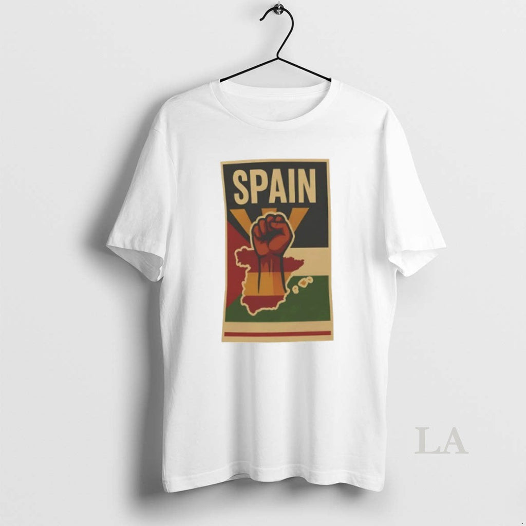 Original Spain Support Palestine - Adult & Kids T-Shirts, Sweatshirts & Hoodies apparel design preview 1