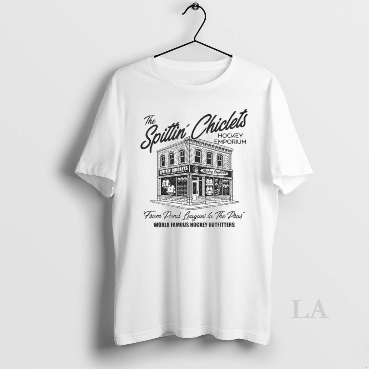 Original Spittin Chiclets Hockey Emporium From Pond - Adult & Kids T-Shirts, Sweatshirts & Hoodies apparel design preview 1