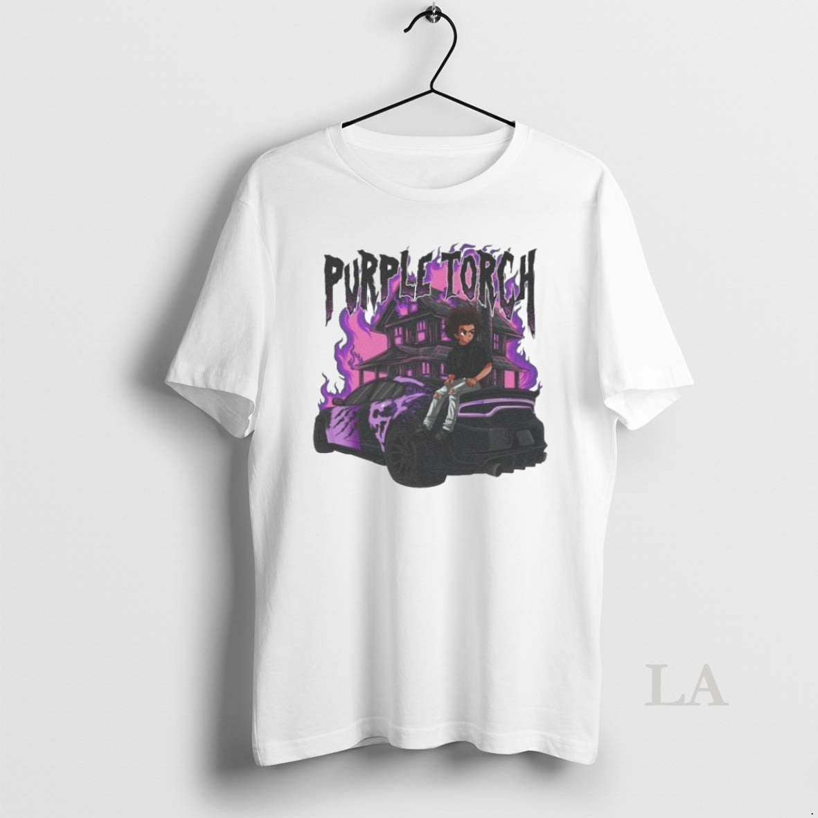 Original Srt Len Purple Torch Halloween - Adult & Kids T-Shirts, Sweatshirts & Hoodies apparel design preview 1
