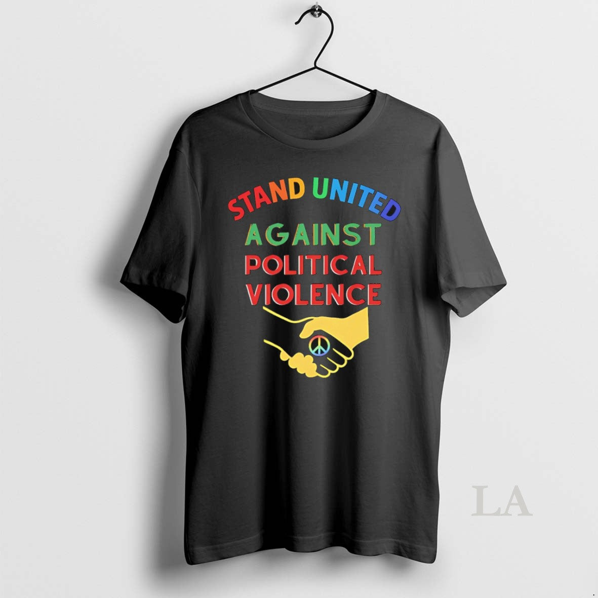 Original Stand United Against Political Violence - Adult & Kids T-Shirts, Sweatshirts & Hoodies apparel design preview 1