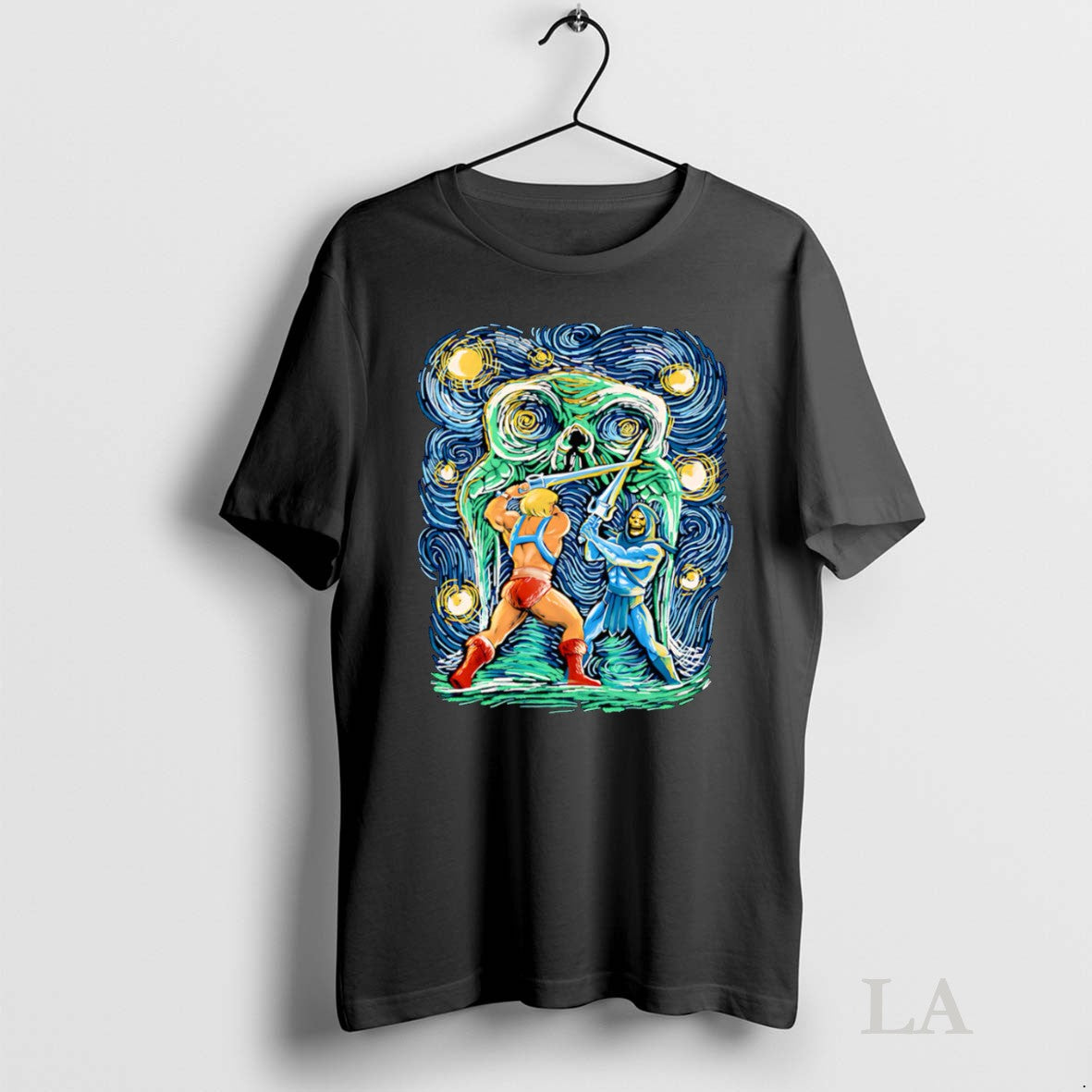 Original Starry Masters Hee Man Vs Skeletor - Adult & Kids T-Shirts, Sweatshirts & Hoodies apparel design preview 1