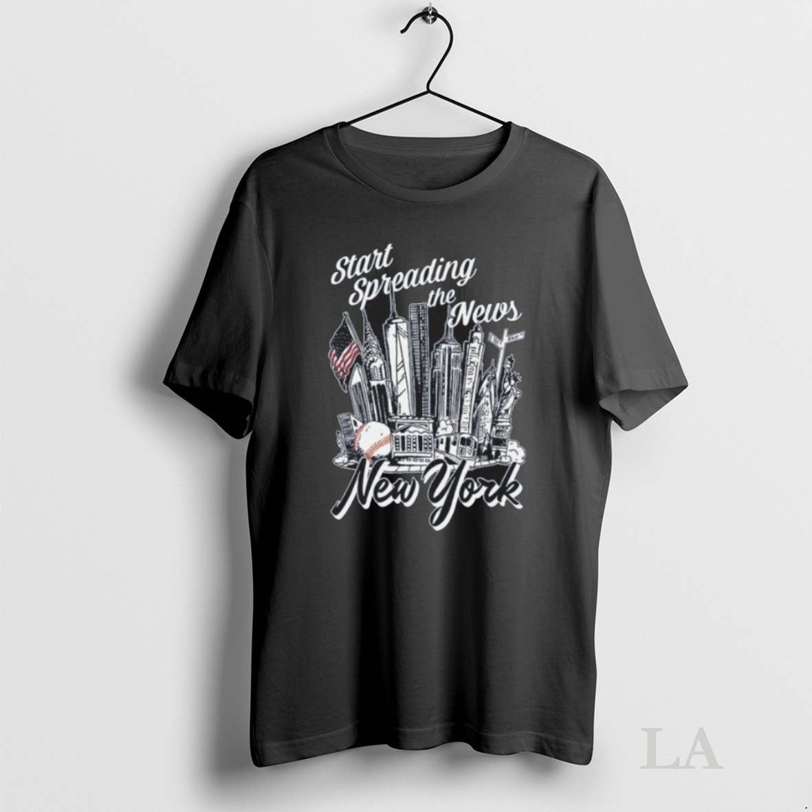 Original Start Spreading The News New York - Adult & Kids T-Shirts, Sweatshirts & Hoodies apparel design preview 1