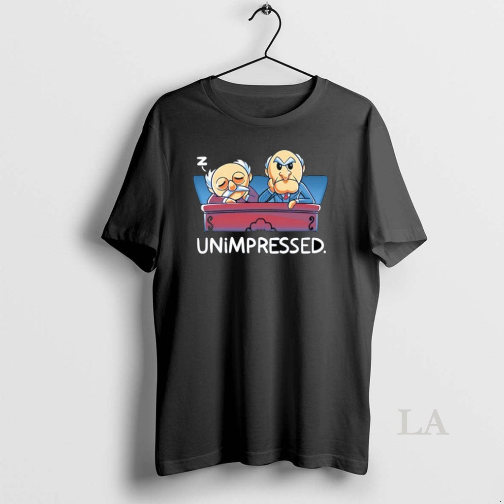 Original Statler And Waldorf Unimpressed - Adult & Kids T-Shirts, Sweatshirts & Hoodies apparel design preview 1