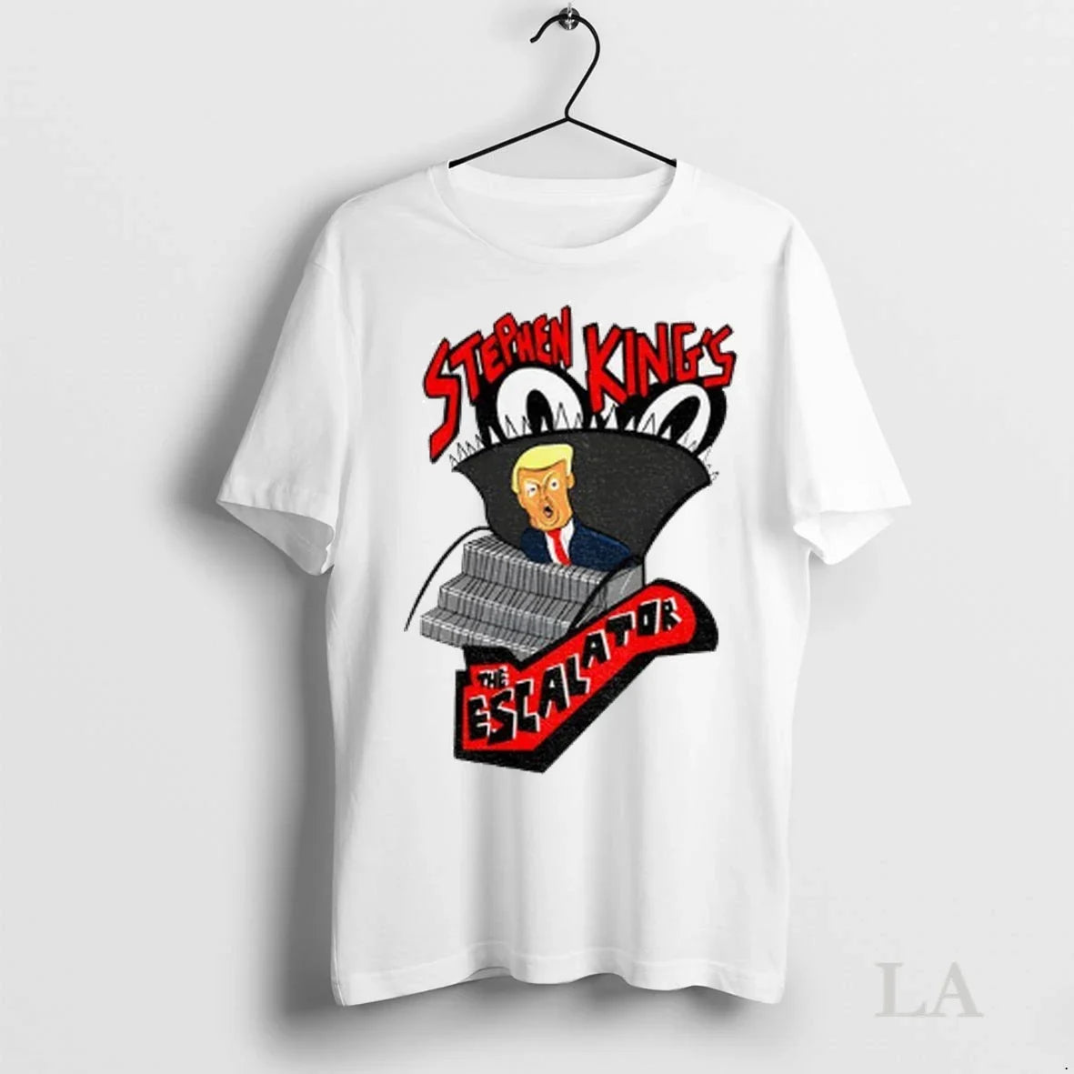 Original Stephen King The Escalator Anti Trump Horror - Adult & Kids T-Shirts, Sweatshirts & Hoodies apparel design preview 1