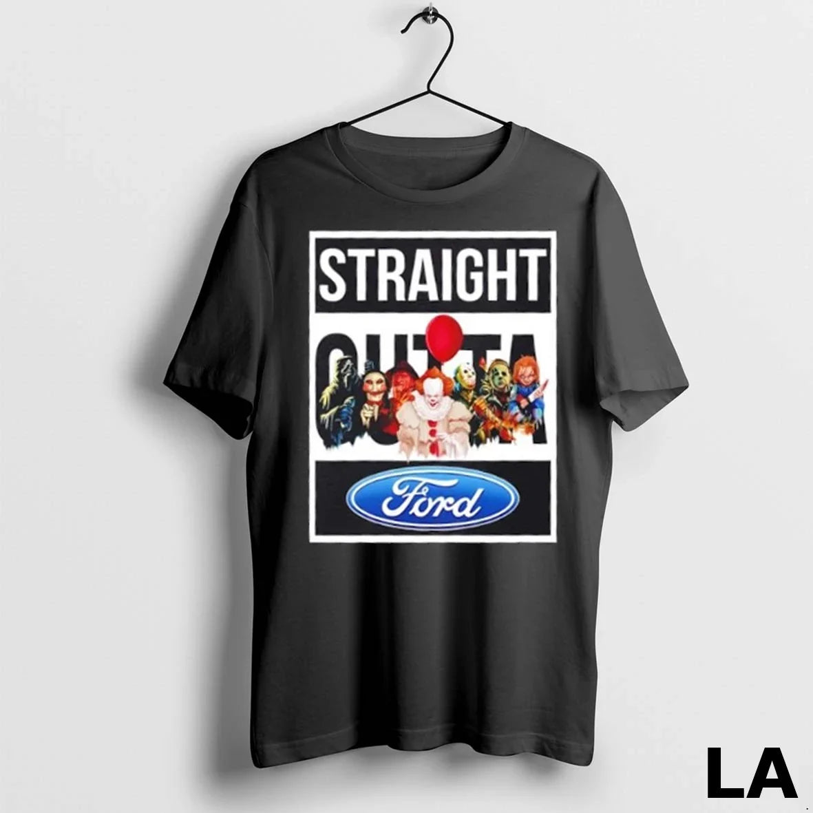 Original Straight Outta Horror Movies Halloween X - Adult & Kids T-Shirts, Sweatshirts & Hoodies apparel design preview 1