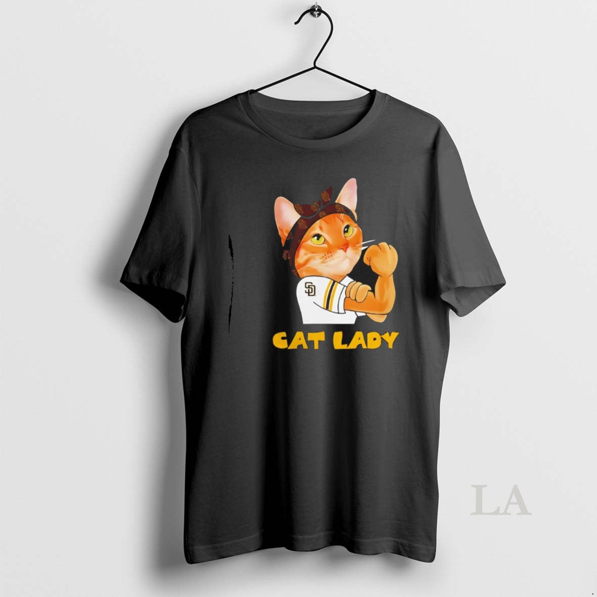 Original Strong Cat Lady San Diego Padres - Adult & Kids T-Shirts, Sweatshirts & Hoodies apparel design preview 1