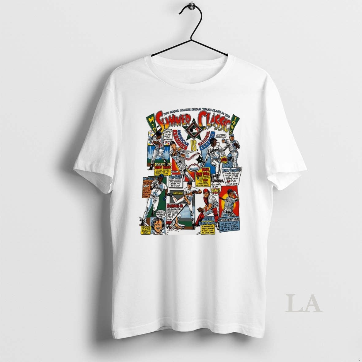Original Summer Classic Two Major League Dream Teams - Adult & Kids T-Shirts, Sweatshirts & Hoodies apparel design preview 1