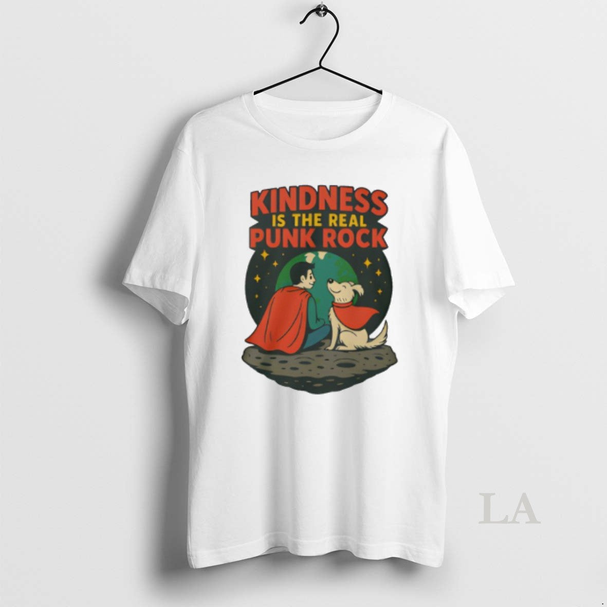 Original Superman And Krypto Kindness Is The Real - Adult & Kids T-Shirts, Sweatshirts & Hoodies apparel design preview 1