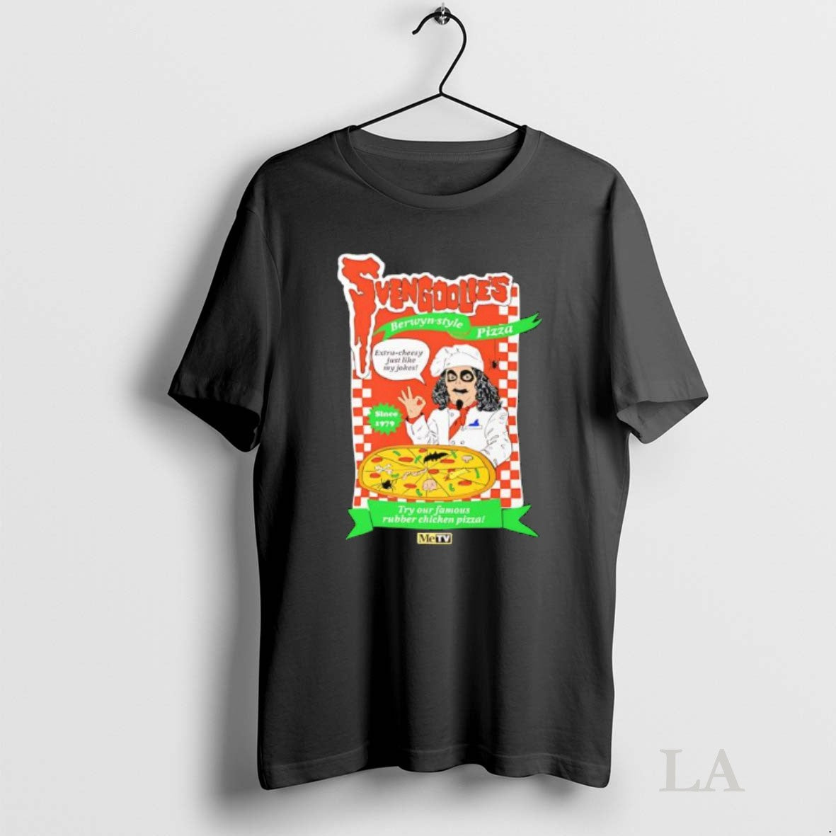 Original Svengoolies Berwyn Style Pizza Try Our - Adult & Kids T-Shirts, Sweatshirts & Hoodies apparel design preview 1