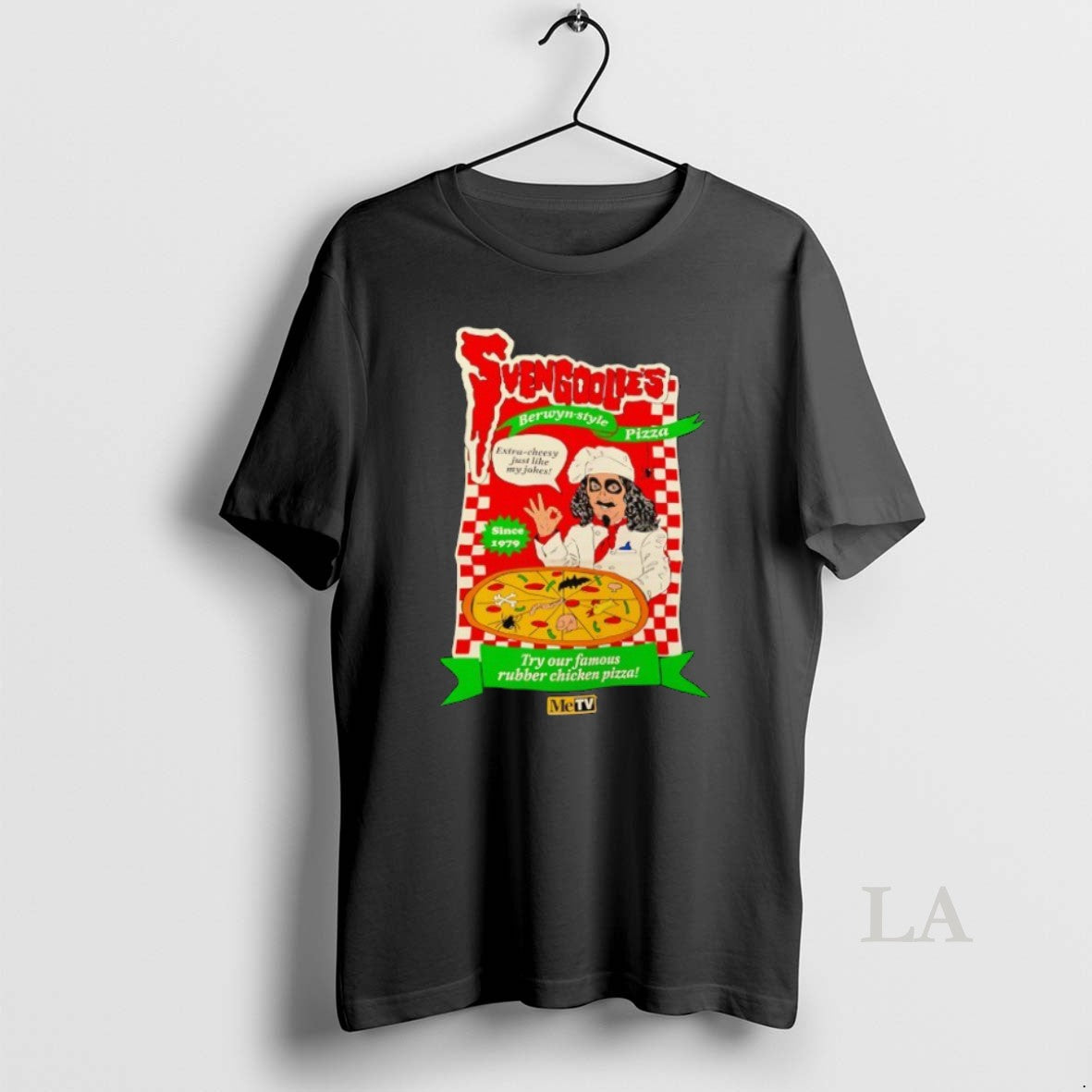 Original Svengoolies Berwyn Style Pizza Extra Cheesy - Adult & Kids T-Shirts, Sweatshirts & Hoodies apparel design preview 1