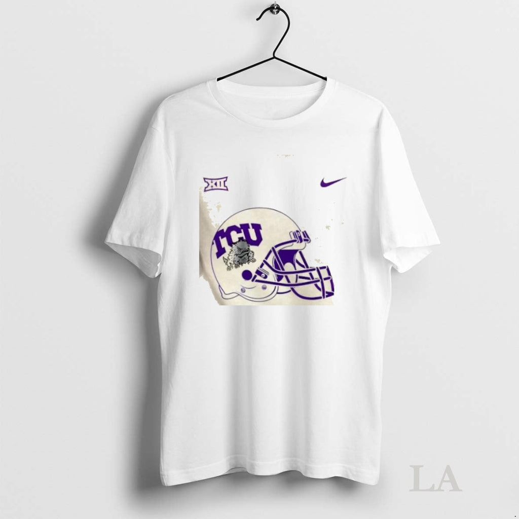 Original Tcu Horned Frogs Football Helmet 2 Sided - Adult & Kids T-Shirts, Sweatshirts & Hoodies apparel design preview 1