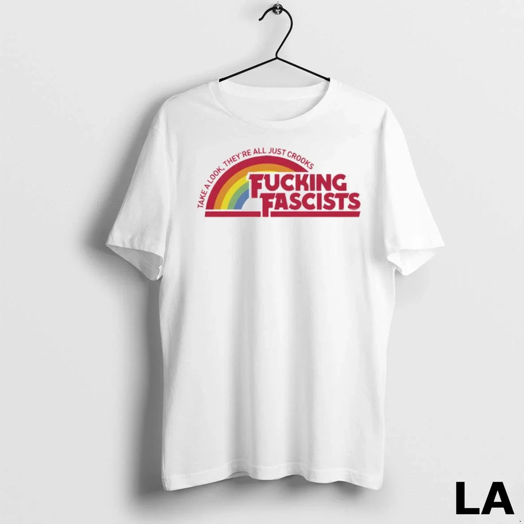 Original Take A Look Theyre All Just Crooks Fucking - Adult & Kids T-Shirts, Sweatshirts & Hoodies apparel design preview 1
