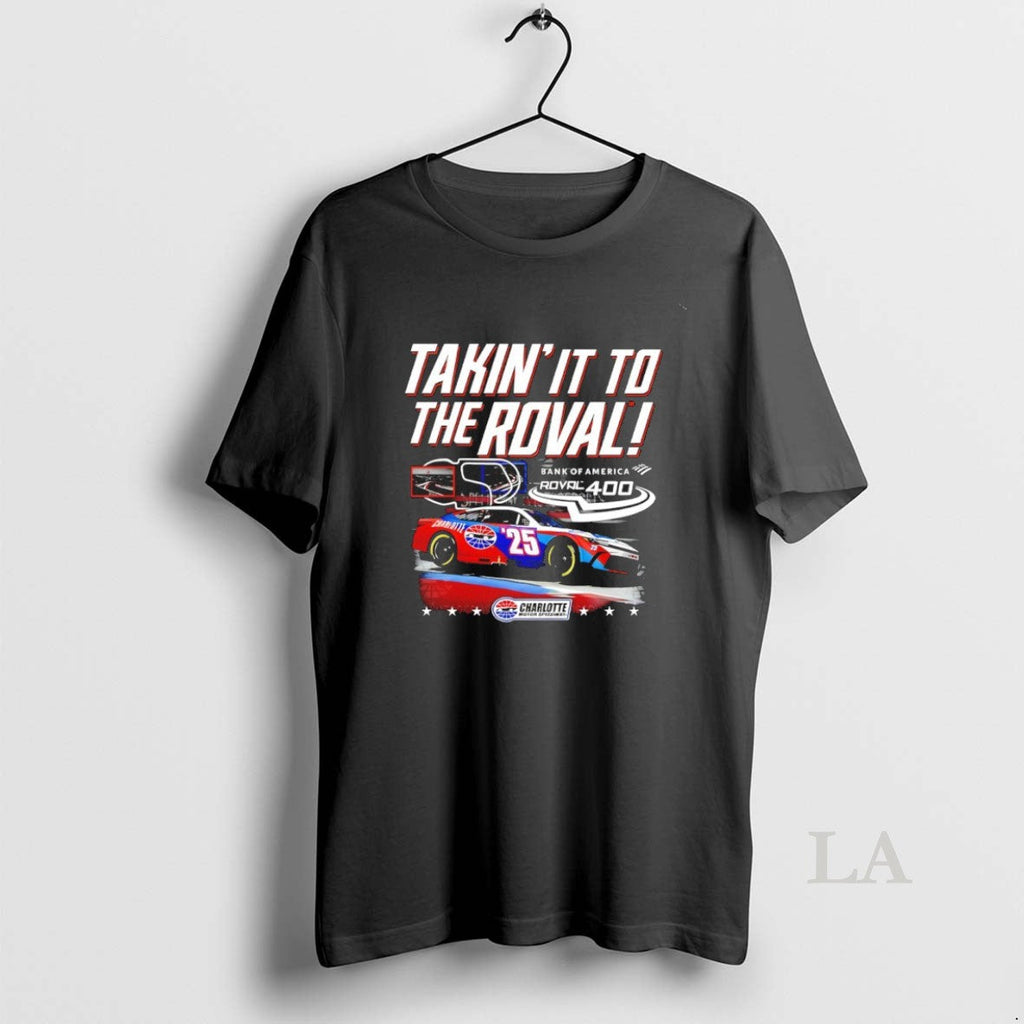Original Takin It To The Roval Bank Of America 400 - Adult & Kids T-Shirts, Sweatshirts & Hoodies apparel design preview 1