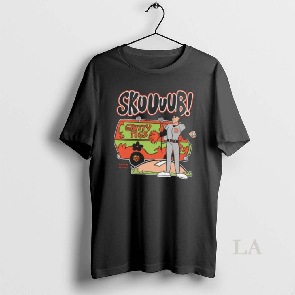 Original Tarik Skubal Detroit Tigers Skuuuub Gritty - Adult & Kids T-Shirts, Sweatshirts & Hoodies apparel design preview 1