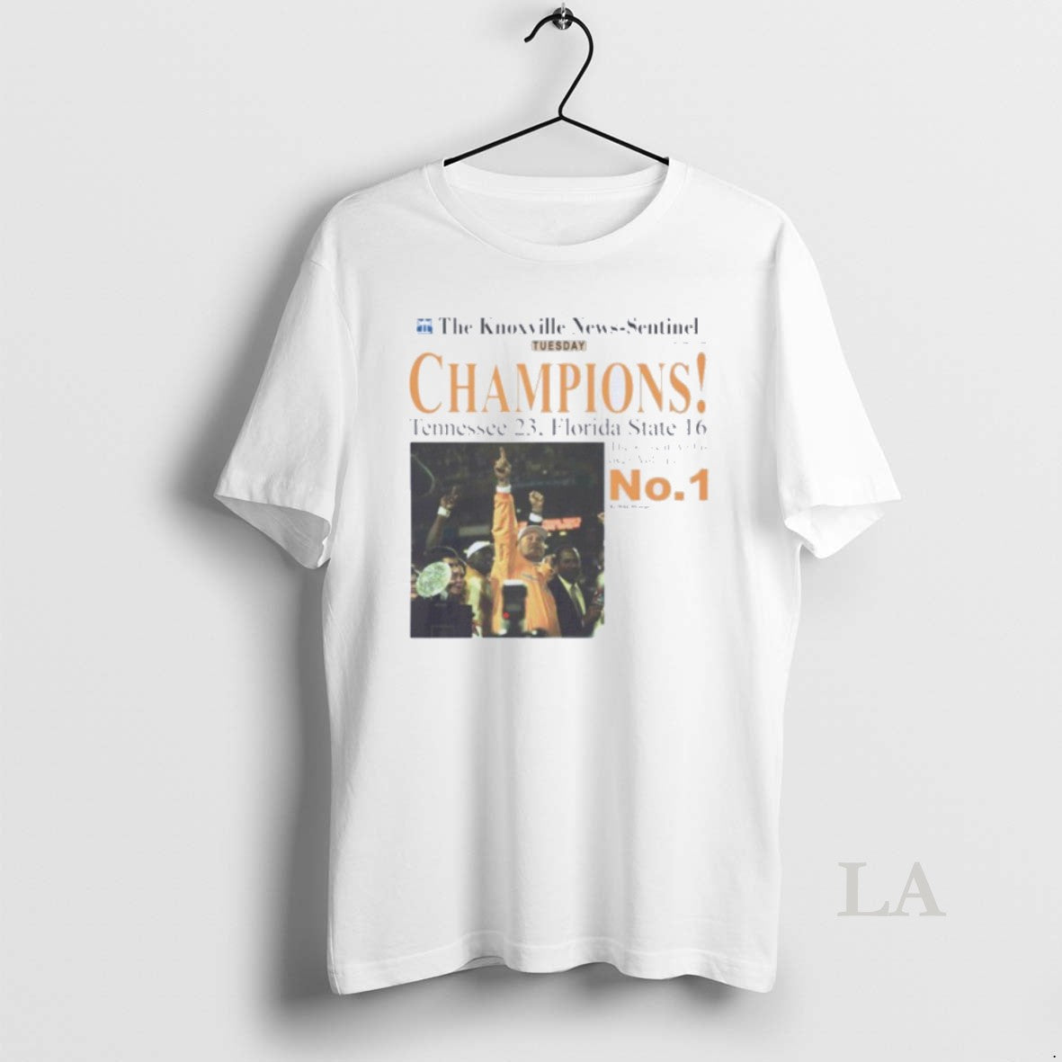 Original Tennessee Volunteers The Knoxville News - Adult & Kids T-Shirts, Sweatshirts & Hoodies apparel design preview 1