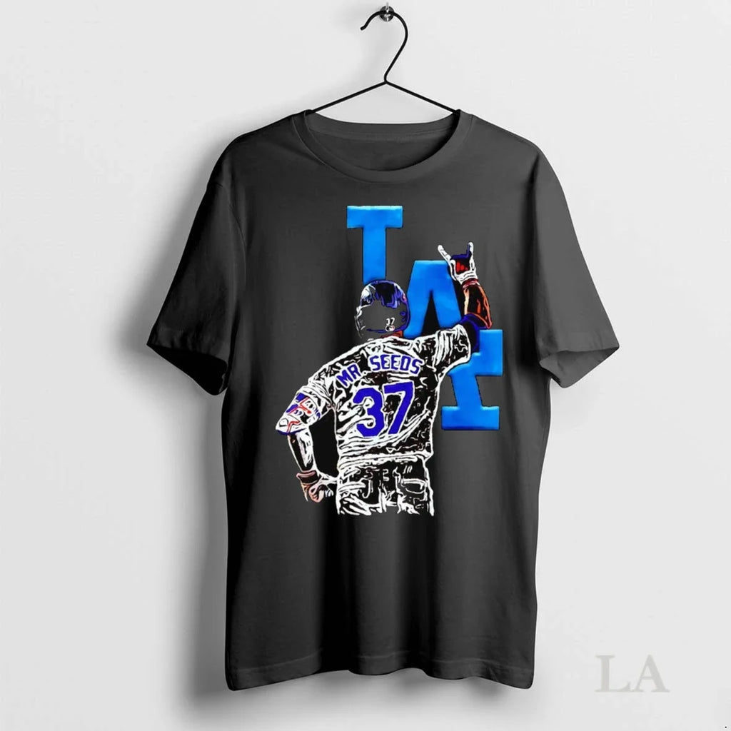 Original Teoscar Hernandez Mr Seeds Rock On La - Adult & Kids T-Shirts, Sweatshirts & Hoodies apparel design preview 1