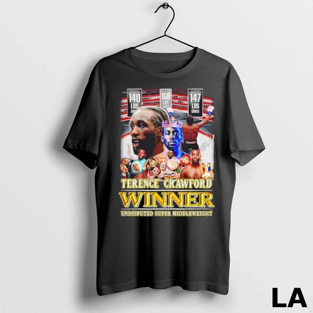 Original Terence Crawford Winner Undisputed Super - Adult & Kids T-Shirts, Sweatshirts & Hoodies apparel design preview 1