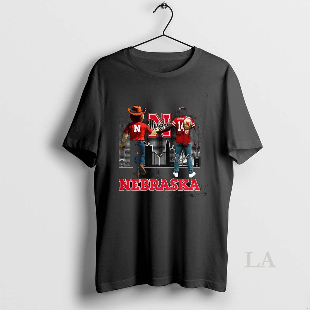 Original Terence Crawford And Herbie Husker Nebraska - Adult & Kids T-Shirts, Sweatshirts & Hoodies apparel design preview 1