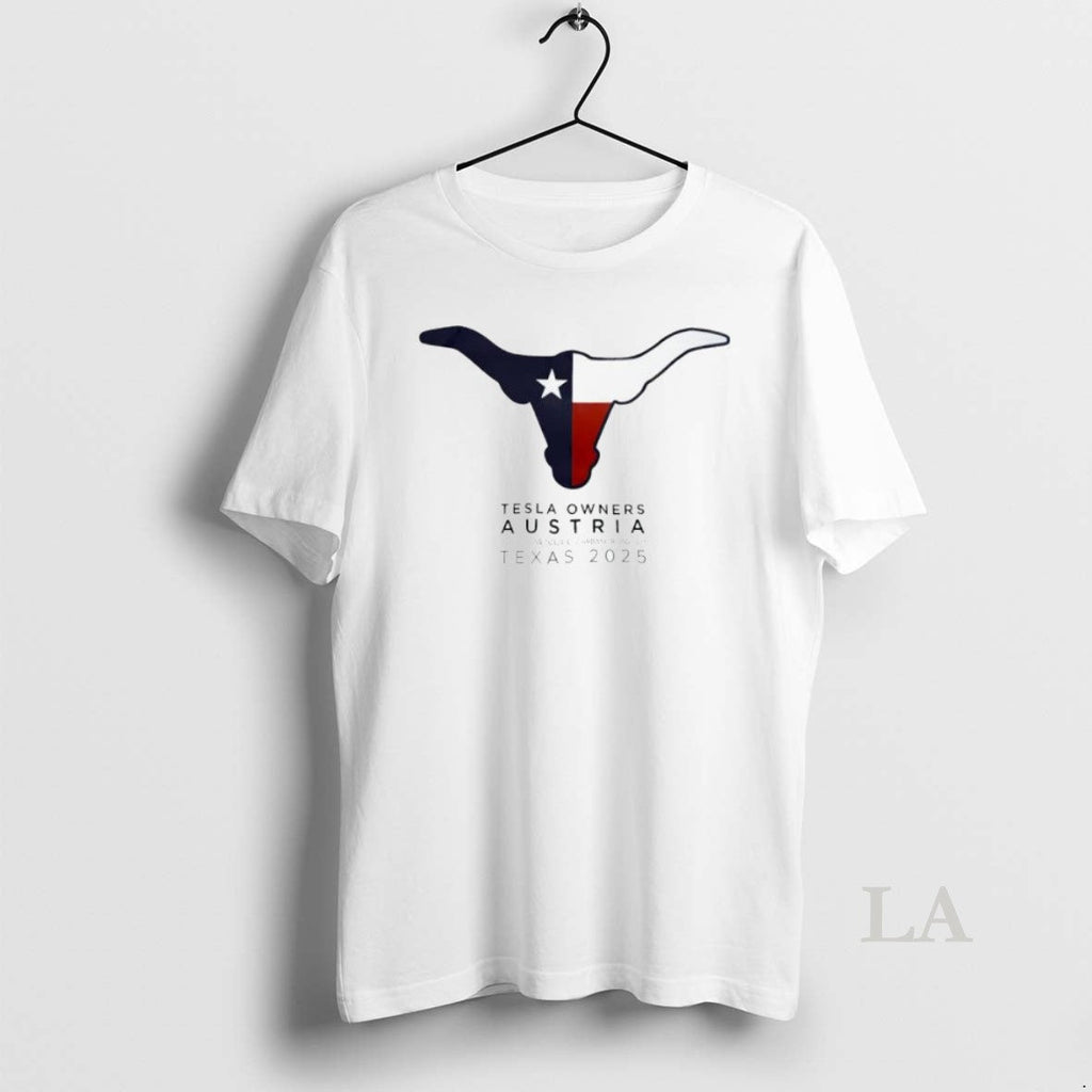 Original Tesla Owners Austria Club Giga Texas Tour - Adult & Kids T-Shirts, Sweatshirts & Hoodies apparel design preview 1