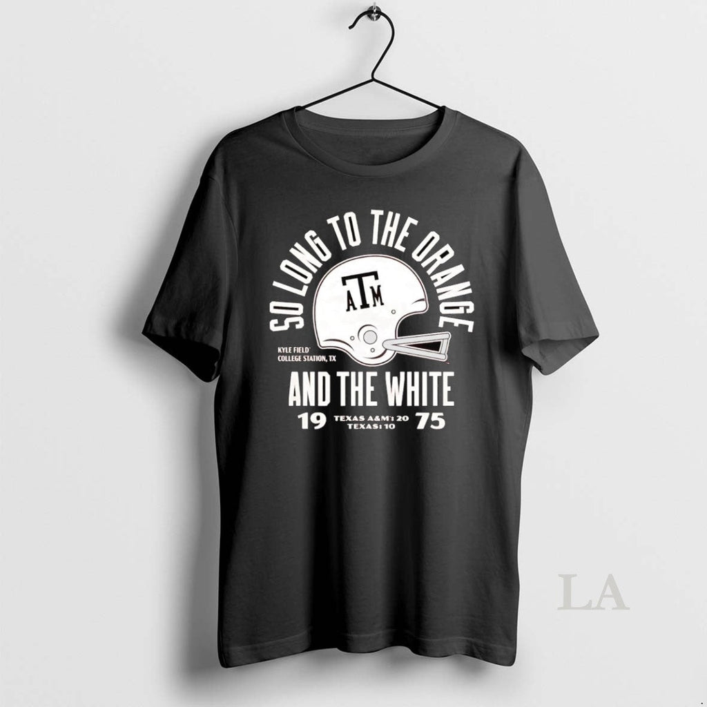 Original Texas Am Aggie 1975 So Long To The Orange - Adult & Kids T-Shirts, Sweatshirts & Hoodies apparel design preview 1