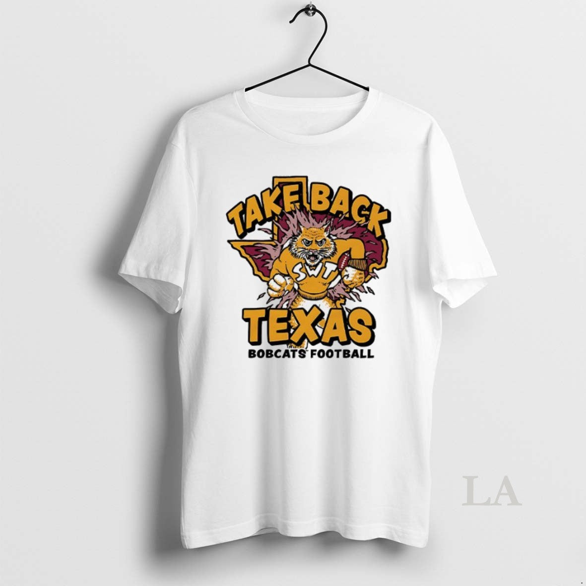 Original Texas State Bobcats Football Take Back - Adult & Kids T-Shirts, Sweatshirts & Hoodies apparel design preview 1