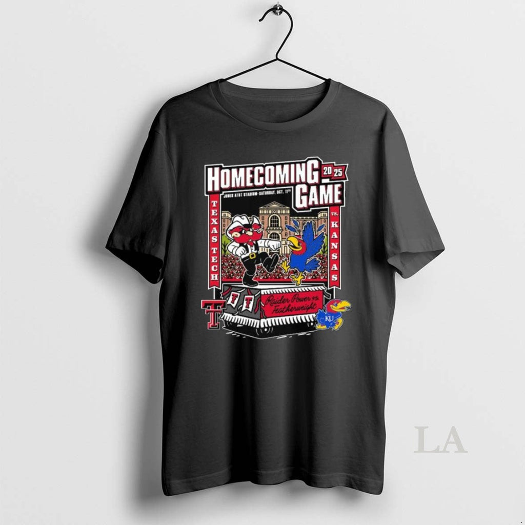 Original Texas Tech Red Raiders Vs Kansas Jayhawks - Adult & Kids T-Shirts, Sweatshirts & Hoodies apparel design preview 1