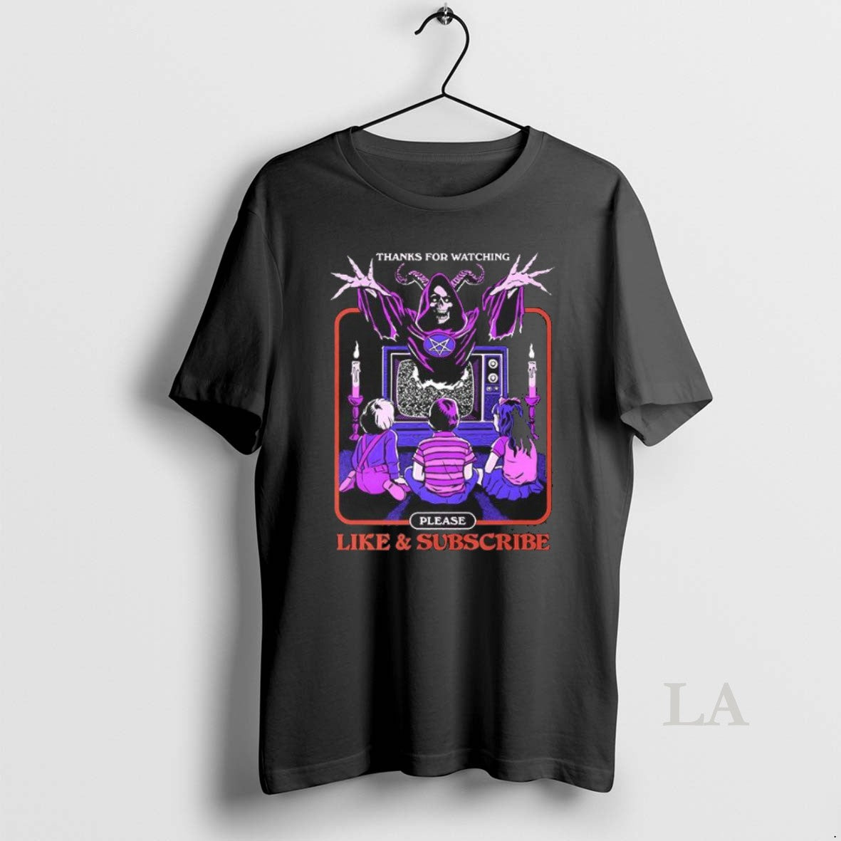 Original Thanks For Watching Please Like And - Adult & Kids T-Shirts, Sweatshirts & Hoodies apparel design preview 1