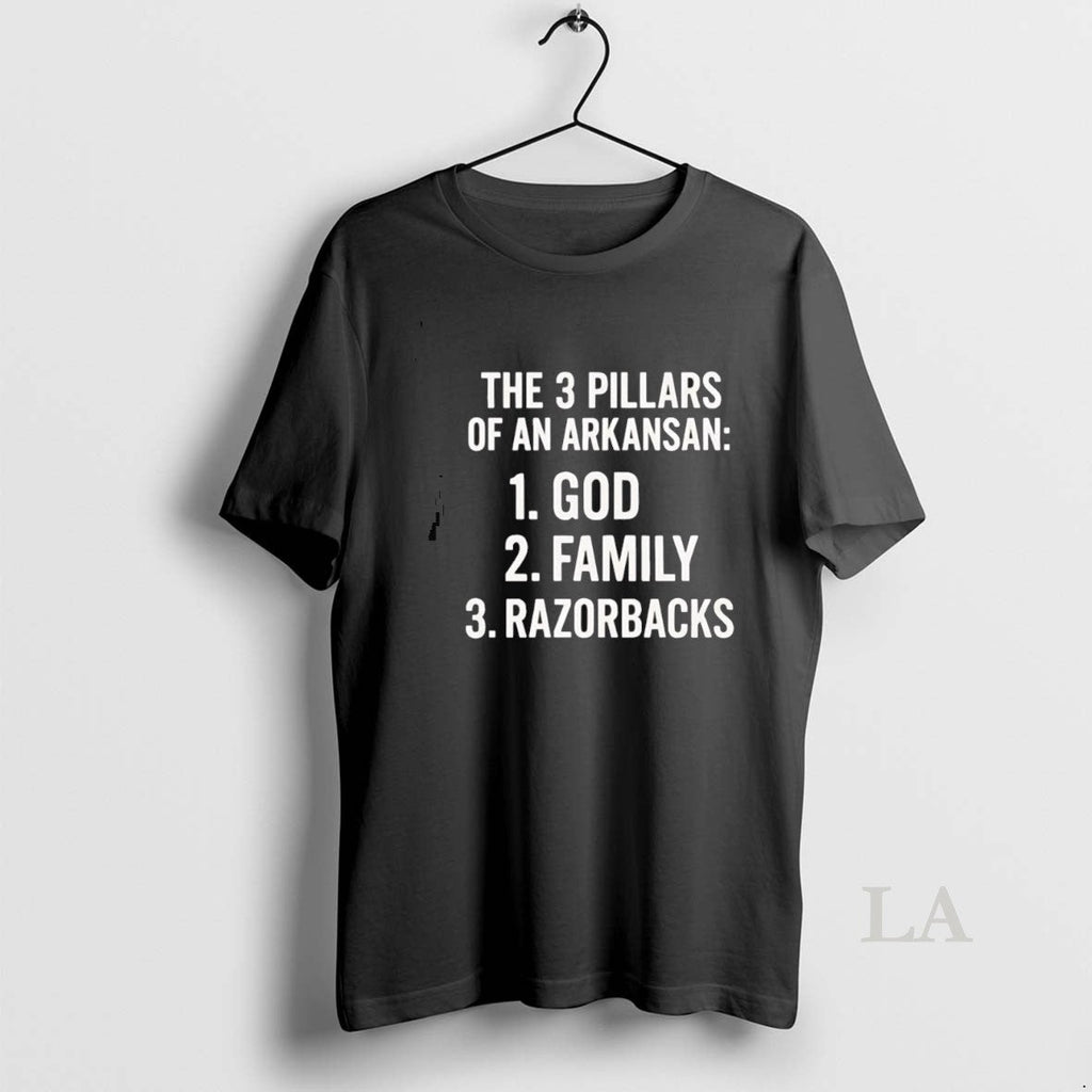 Original The 3 Pillars Of An Arkansan God Family And - Adult & Kids T-Shirts, Sweatshirts & Hoodies apparel design preview 1