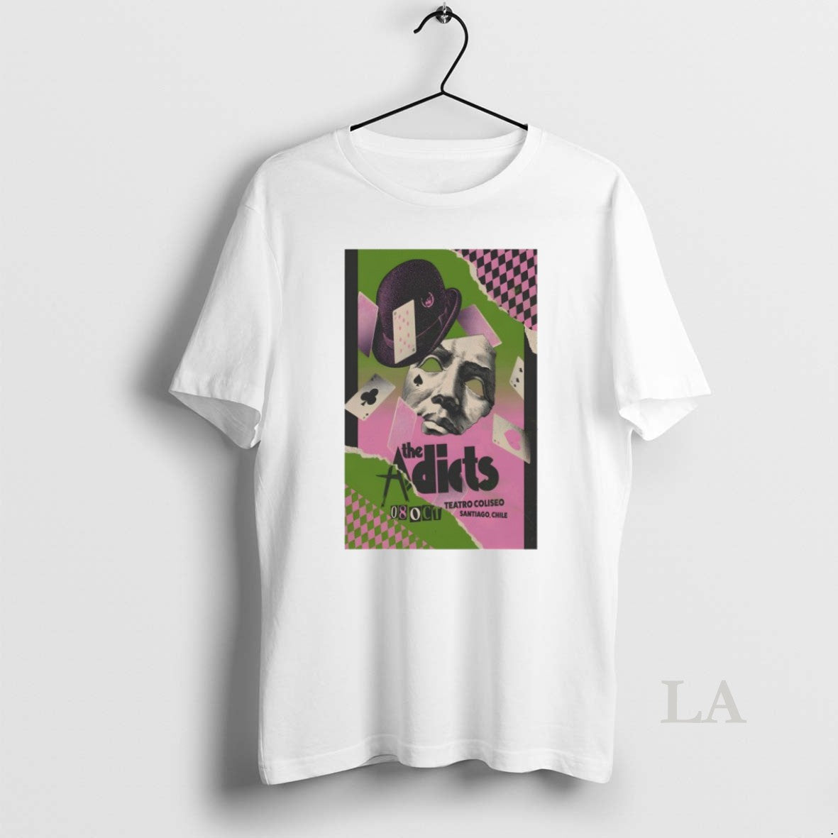 Original The Adicts Santiago Oct 08 2025 Posters - Adult & Kids T-Shirts, Sweatshirts & Hoodies apparel design preview 1