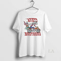 Original The Avett Brothers Biker American Flag - Adult & Kids T-Shirts, Sweatshirts & Hoodies apparel design preview 1