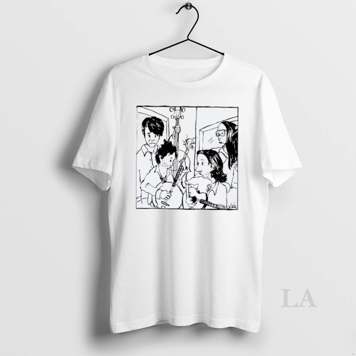 Original The Avett Brothers Seth Drawing - Adult & Kids T-Shirts, Sweatshirts & Hoodies apparel design preview 1