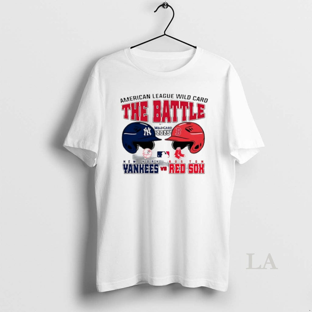 Original The Battle New York Yankees Vs Boston Red - Adult & Kids T-Shirts, Sweatshirts & Hoodies apparel design preview 1