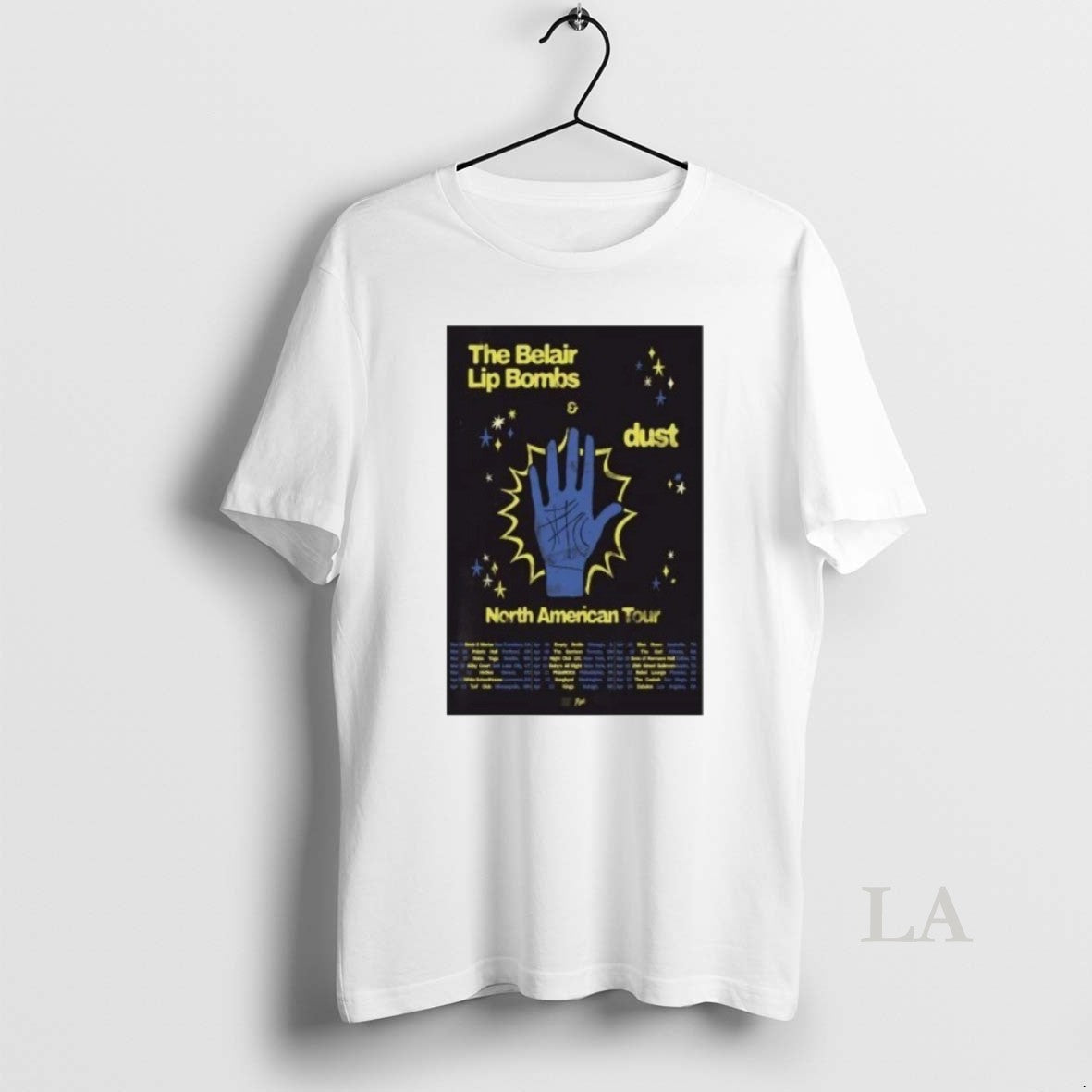 Original The Belair Lip Bombs North American Tour - Adult & Kids T-Shirts, Sweatshirts & Hoodies apparel design preview 1