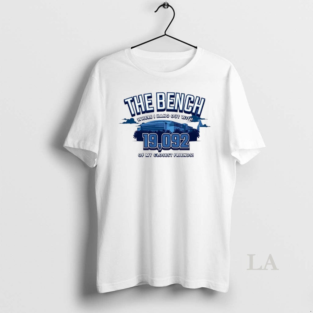 Original The Bench Where I Hang Out With 19092 Of My - Adult & Kids T-Shirts, Sweatshirts & Hoodies apparel design preview 1