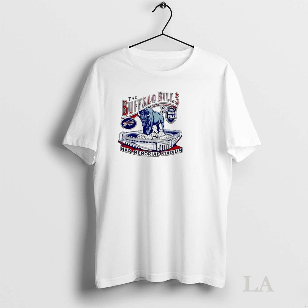 Original The Buffao Bills War Memorial Stadium - Adult & Kids T-Shirts, Sweatshirts & Hoodies apparel design preview 1
