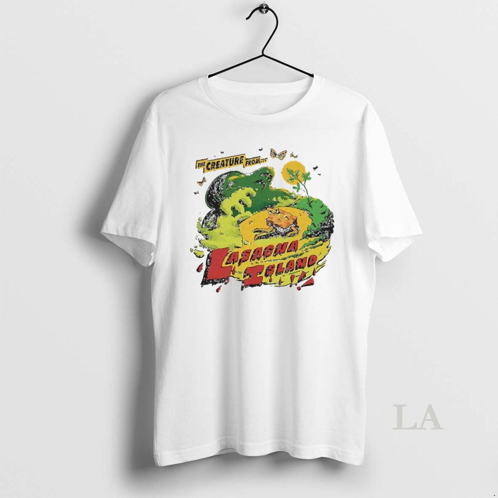 Original The Creature From Lasagna Island Of Month - Adult & Kids T-Shirts, Sweatshirts & Hoodies apparel design preview 1