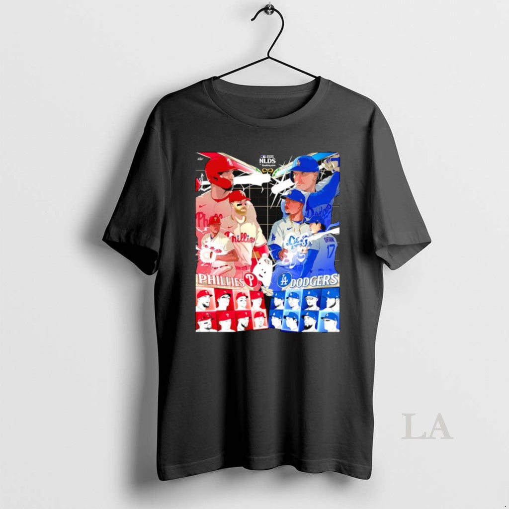 Original The Dodgers And Phillies Face Off In Game 2 - Adult & Kids T-Shirts, Sweatshirts & Hoodies apparel design preview 1