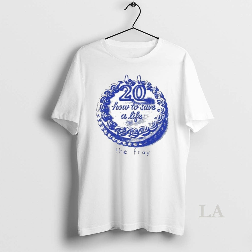 Original The Fray 20th How To Save A Life Cake - Adult & Kids T-Shirts, Sweatshirts & Hoodies apparel design preview 1