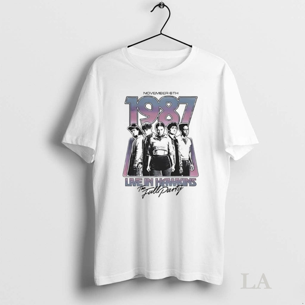 Original The Full Party November 6th 1987 Live In - Adult & Kids T-Shirts, Sweatshirts & Hoodies apparel design preview 1