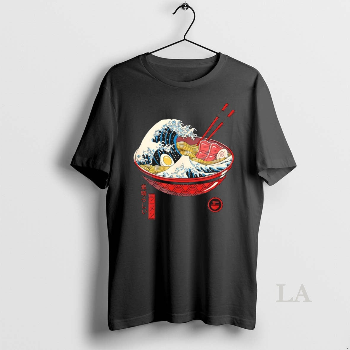 Original The Great Wave Off Kanagawa Ramen - Adult & Kids T-Shirts, Sweatshirts & Hoodies apparel design preview 1