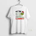 Original The Grinch My Day Im Booked Christmas - Adult & Kids T-Shirts, Sweatshirts & Hoodies apparel design preview 1
