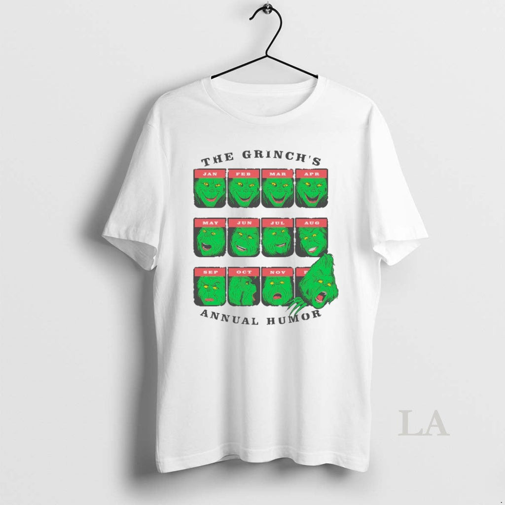 Original The Grinchs Annual Mood White - Adult & Kids T-Shirts, Sweatshirts & Hoodies apparel design preview 1