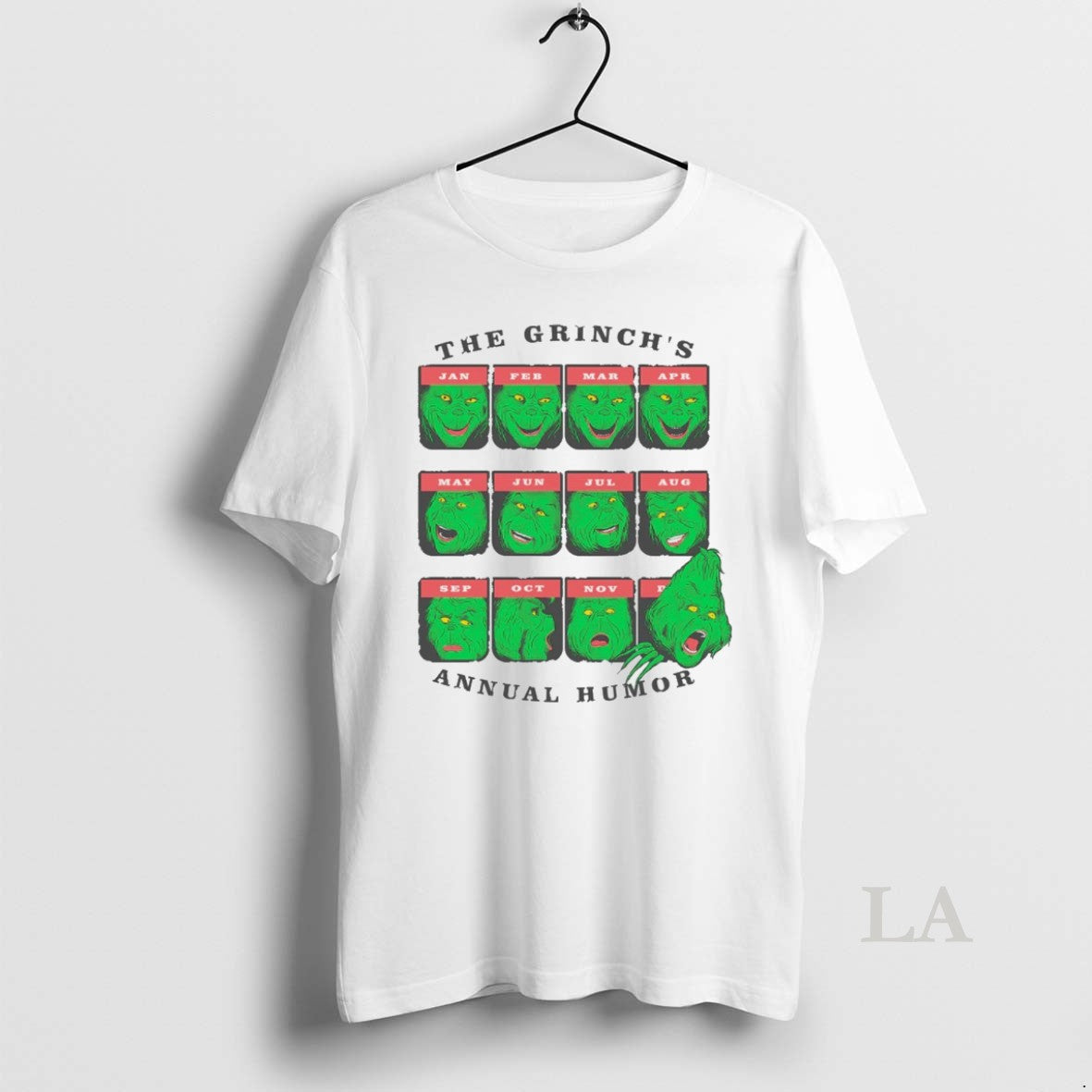 Original The Grinchs Annual Mood White - Adult & Kids T-Shirts, Sweatshirts & Hoodies apparel design preview 1