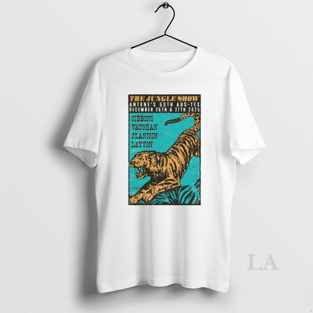 Original The Jungle Show Antones 50th Aus Tex - Adult & Kids T-Shirts, Sweatshirts & Hoodies apparel design preview 1