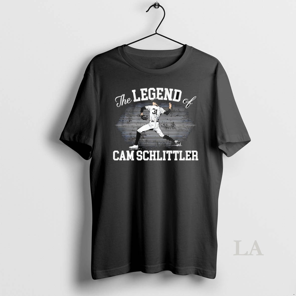Original The Legend Of Cam Schlittler New York - Adult & Kids T-Shirts, Sweatshirts & Hoodies apparel design preview 1