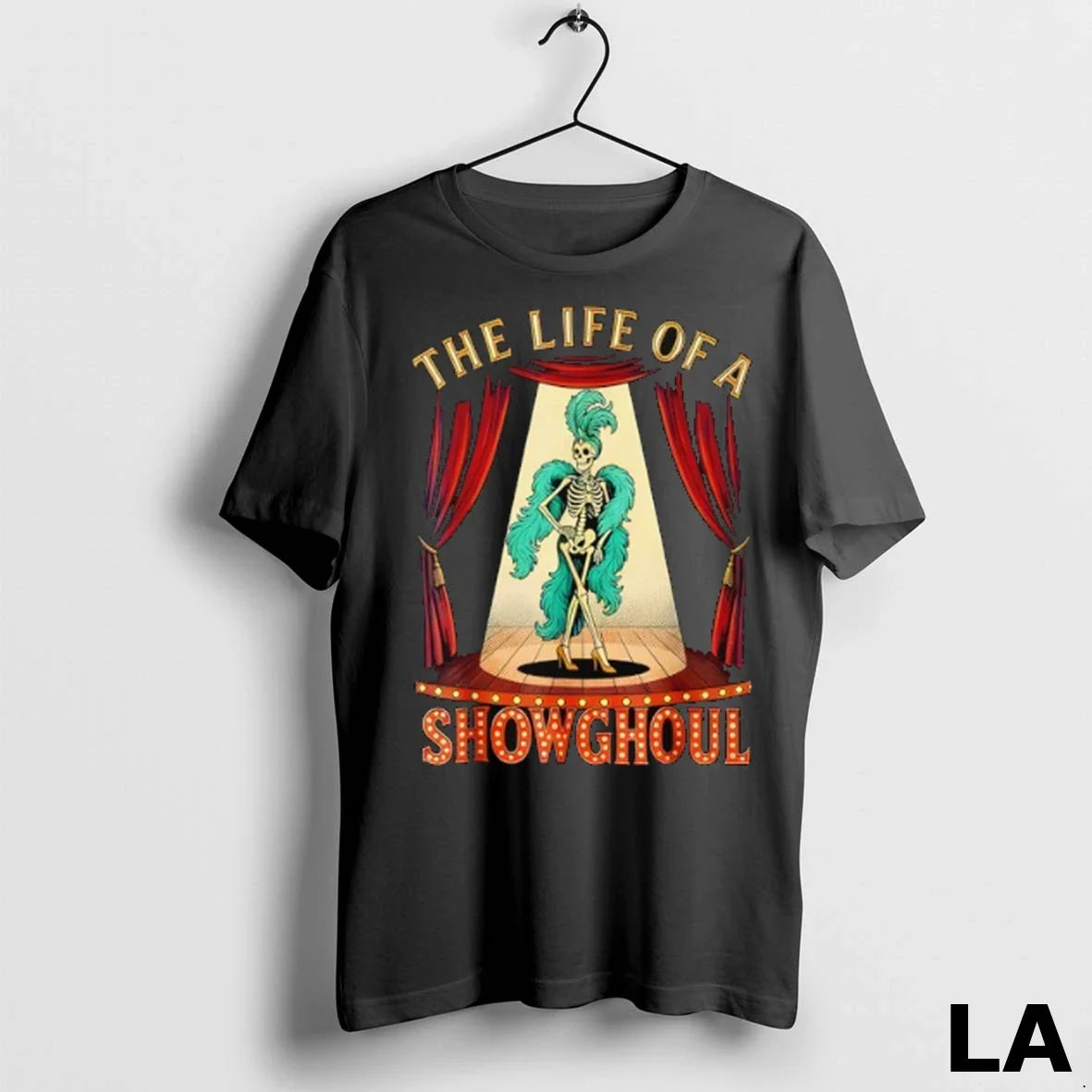 Original The Life Of A Showghoul Halloween Show - Adult & Kids T-Shirts, Sweatshirts & Hoodies apparel design preview 1