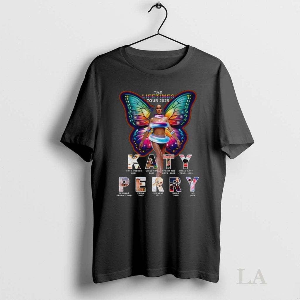 Original The Lifetimes Katy Perry Tour 2025 World - Adult & Kids T-Shirts, Sweatshirts & Hoodies apparel design preview 1