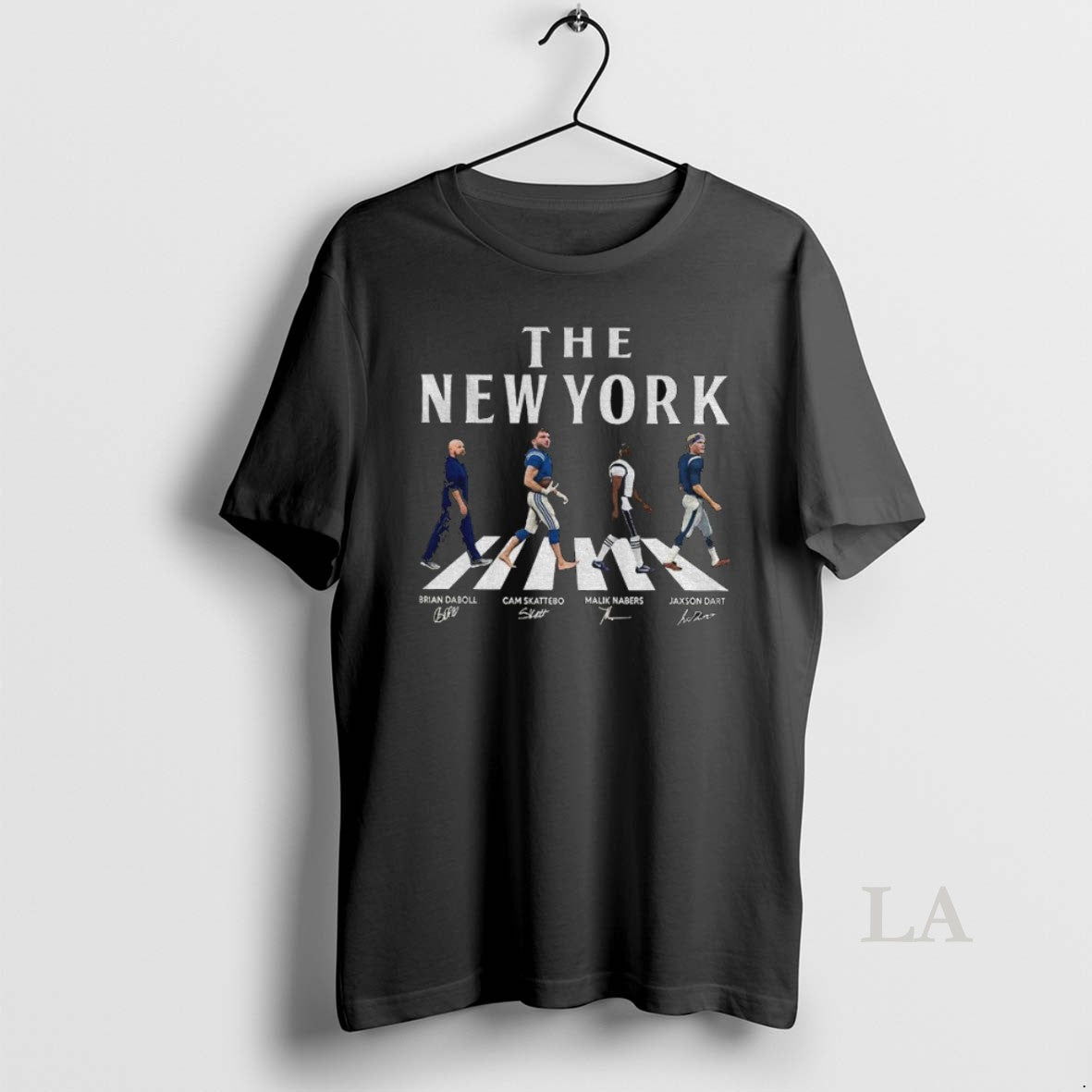 Original The New York Walking Road Signatures - Adult & Kids T-Shirts, Sweatshirts & Hoodies apparel design preview 1