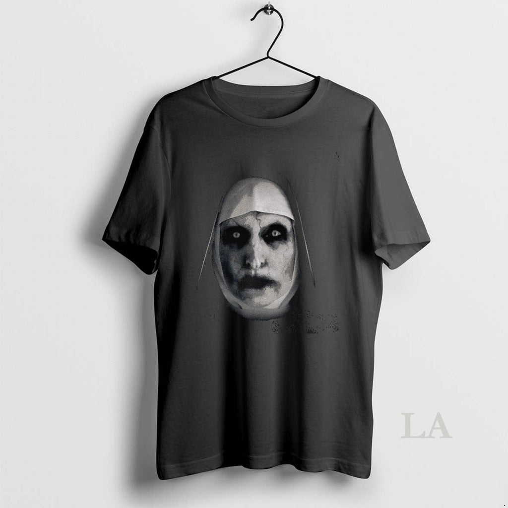 Original The Nun Conjuring Big Face Graphic Halloween - Adult & Kids T-Shirts, Sweatshirts & Hoodies apparel design preview 1